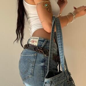 True Religon Light Wash Denim Skinny Jeans